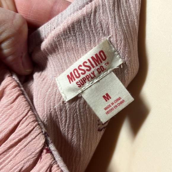 3/$15 Mossimo One Shoulder Ruffle Pink Mauve Rayon Dress - Picture 6 of 7